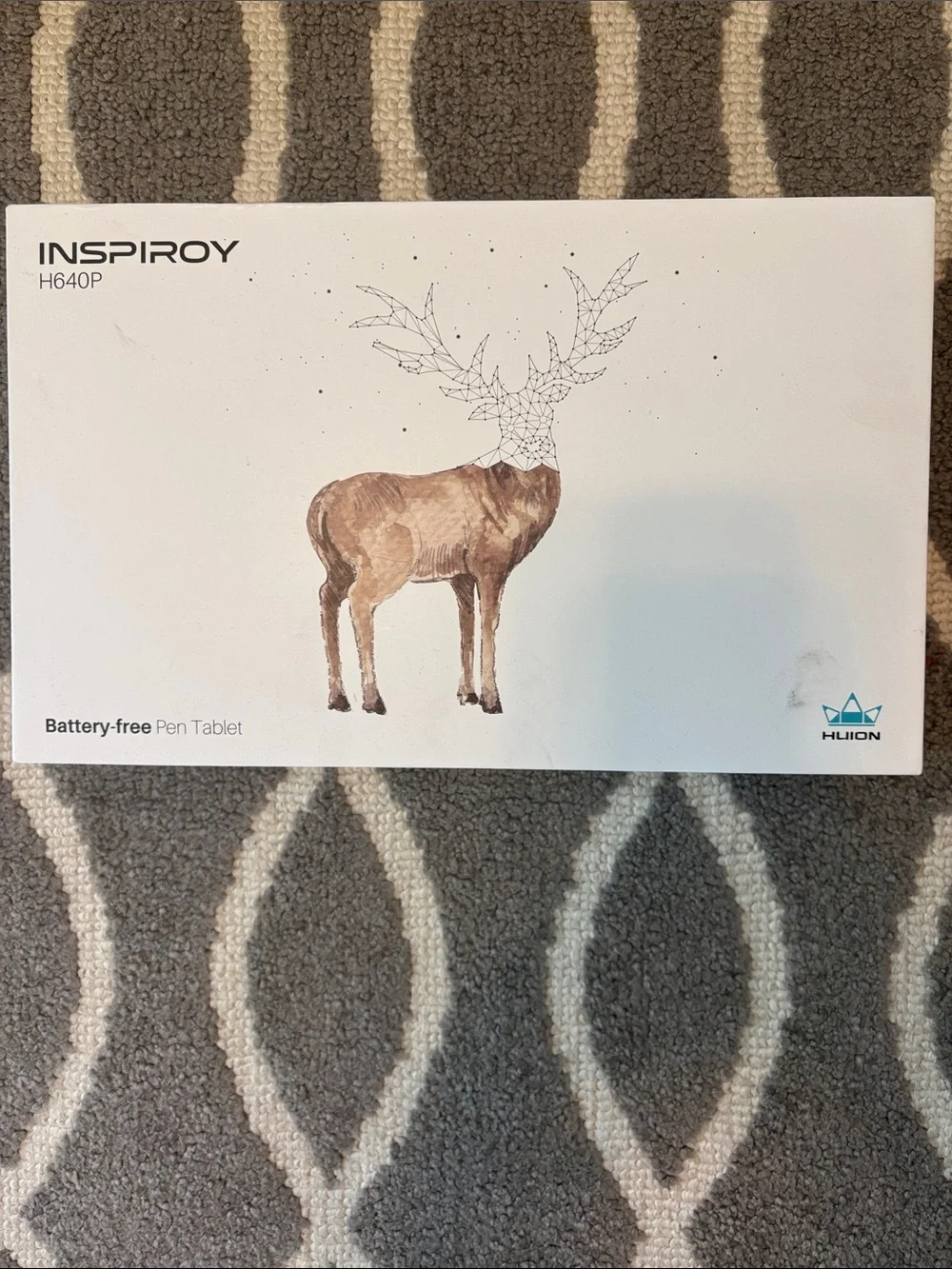 Inspiroy H640P White Battery-Free Pen Tablet – White